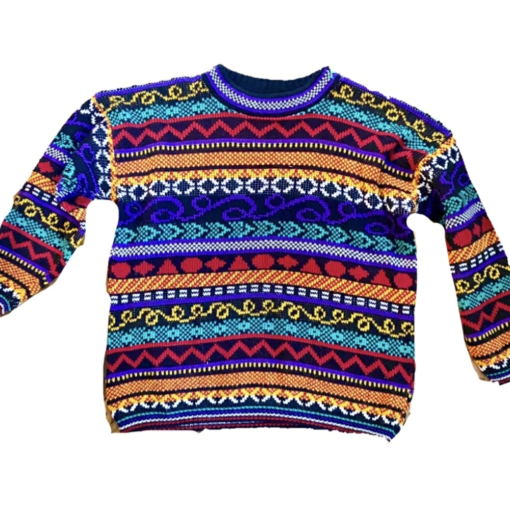 Super groovy knit vintage sweater